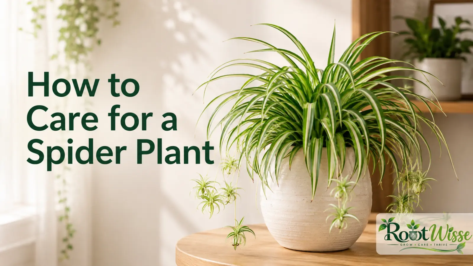 Read more about the article How to Care for a Spider Plant: A Complete Indoor Growing Guide