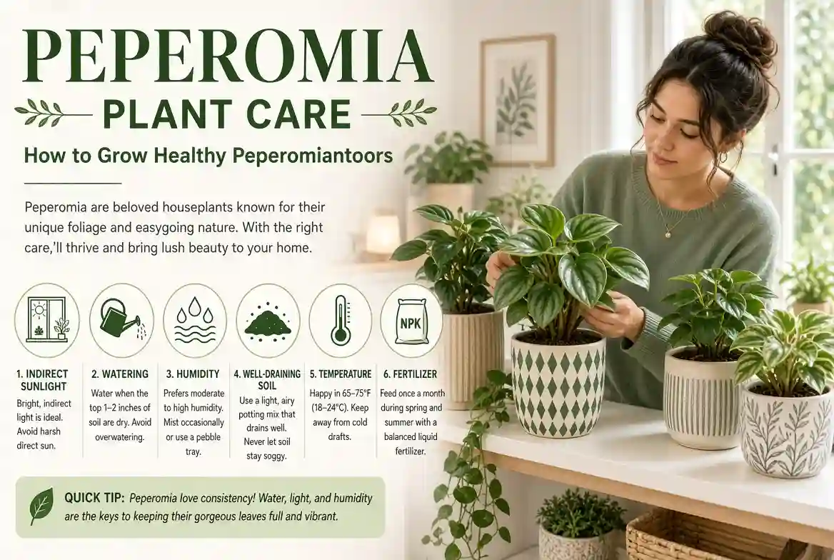 You are currently viewing Peperomia Plant Care: How to Grow Healthy Peperomia Indoors