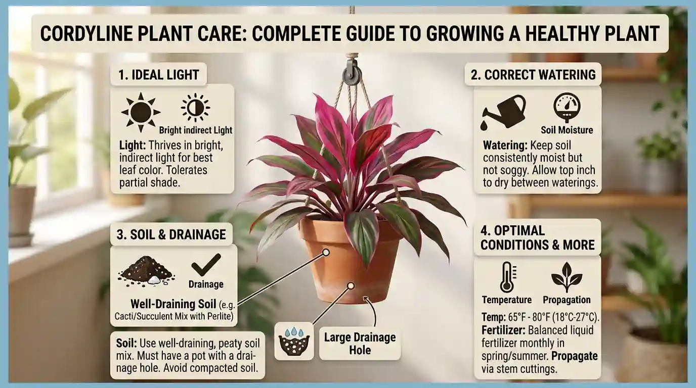 Read more about the article Cordyline Plant Care: Complete Guide to Growing a Healthy