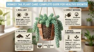 Read more about the article Donkey Tail Plant Care: Complete Guide for Healthy Growth
