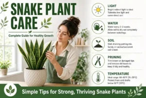Read more about the article How to Take Care of a Snake Plant: Complete Guide for Healthy Growth