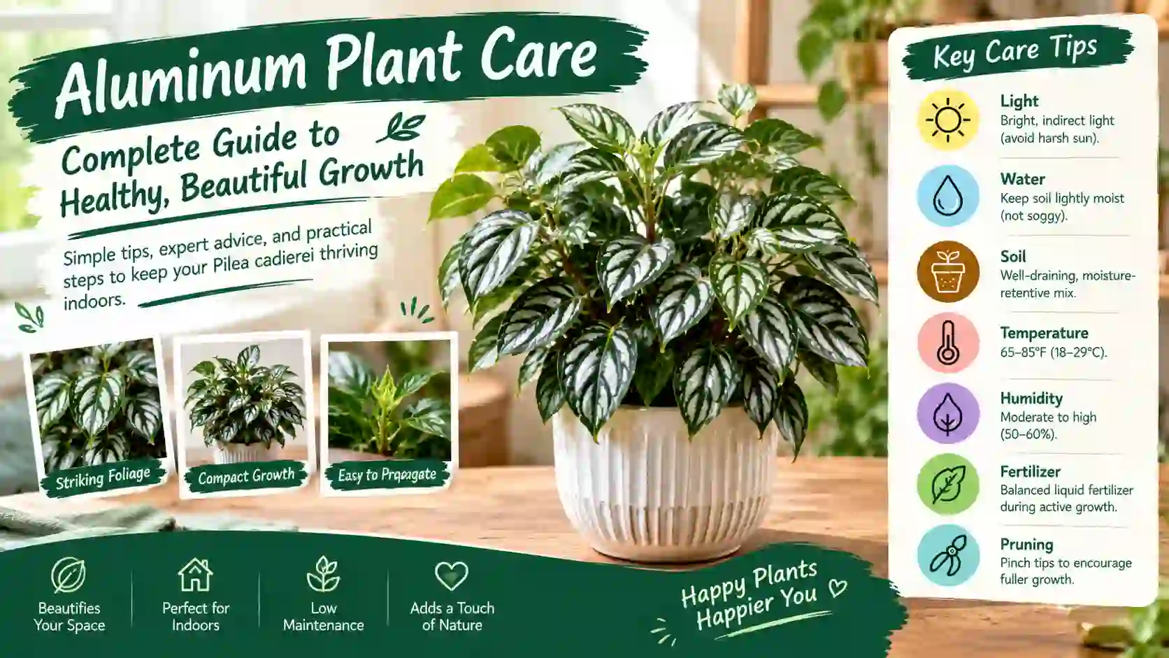 Read more about the article Aluminum Plant Care: Complete Guide to Healthy, Beautiful Growth