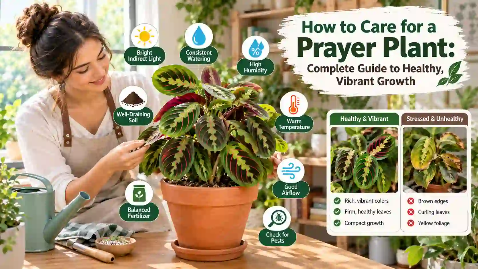 You are currently viewing How to Care for a Prayer Plant: Complete Guide to Healthy