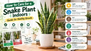 Read more about the article How to Care for a Snake Plant Indoors: Guide for Healthy Growth