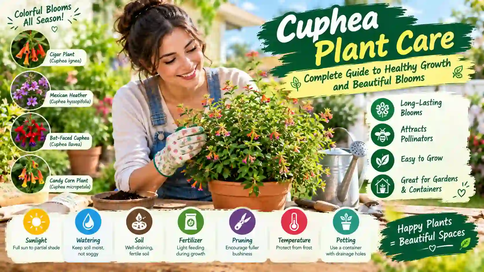 You are currently viewing Cuphea Plant Care: Guide to Healthy Growth and Beautiful Blooms