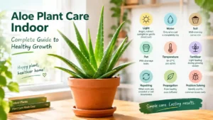 Read more about the article Aloe Plant Care Indoor: Complete Guide to Healthy Growth