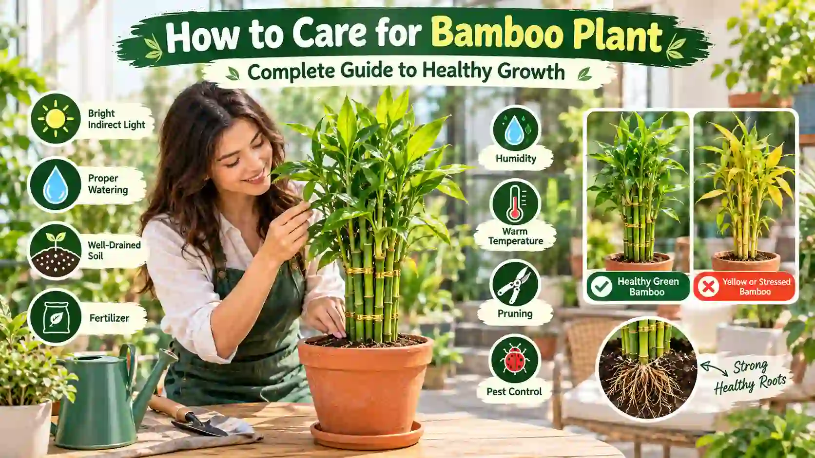 Read more about the article How to Care for Bamboo Plant: Complete Guide to Healthy Growth
