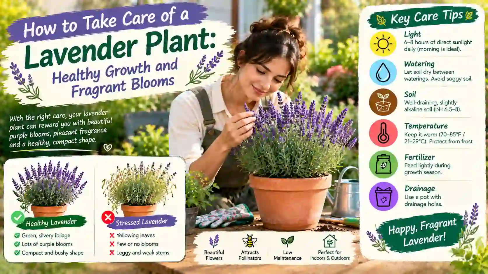 You are currently viewing How to Take Care of a Lavender Plant: Healthy Growth