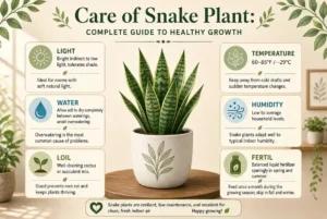 Read more about the article Care of Snake Plant: Complete Guide to Healthy Growth