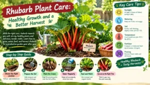 Read more about the article Rhubarb Plant Care: Healthy Growth and a Better Harvest