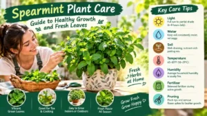 Read more about the article Spearmint Plant Care: Guide to Healthy Growth and Fresh Leaves